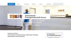 Desktop Screenshot of internistische-praxis.net